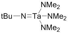 tert-Butylimidotris(dimethylamido)tantalum(V) Chemical Structure